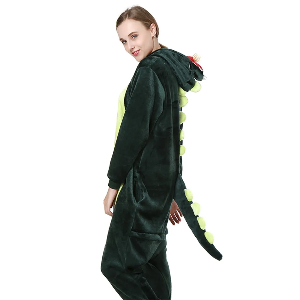 Кигуруми Onesie для взрослых женщин животных пижамы костюм фланелевые теплые пижамы цельный зимний комбинезон косплей Рождество Sika олень - Цвет: Style 4