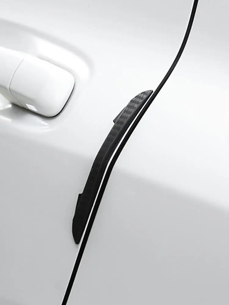 

Stikers Door Car 4Pcs Car Door Protector Flexible Auto Door Guard Edge Corner Bumper Guards Buffer Molding Protection Strip Bar
