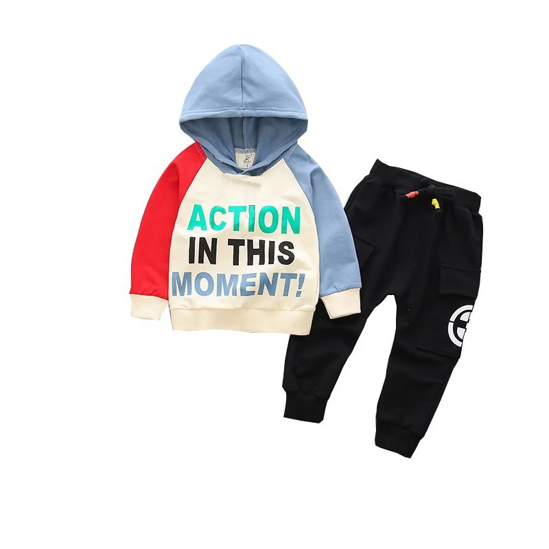 Весенне-Осенняя детская одежда для отдыха Куртка с капюшоном и надписью