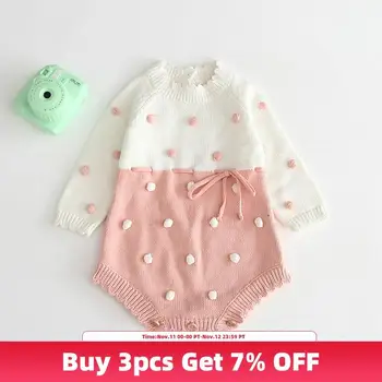 

Bear Leader Newborn Baby Girls Boy Rompers Toddler Clothes Girls Knitted Baby Clothes Infant Boy Overall Children Outfit Autumn