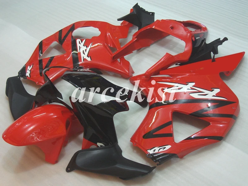 4 подарки ABS мотоцикл Полный обтекатели комплект подходит для HONDA CBR954RR CBR954 954 2002 2003 тела набор белый зеленый - Цвет: red black