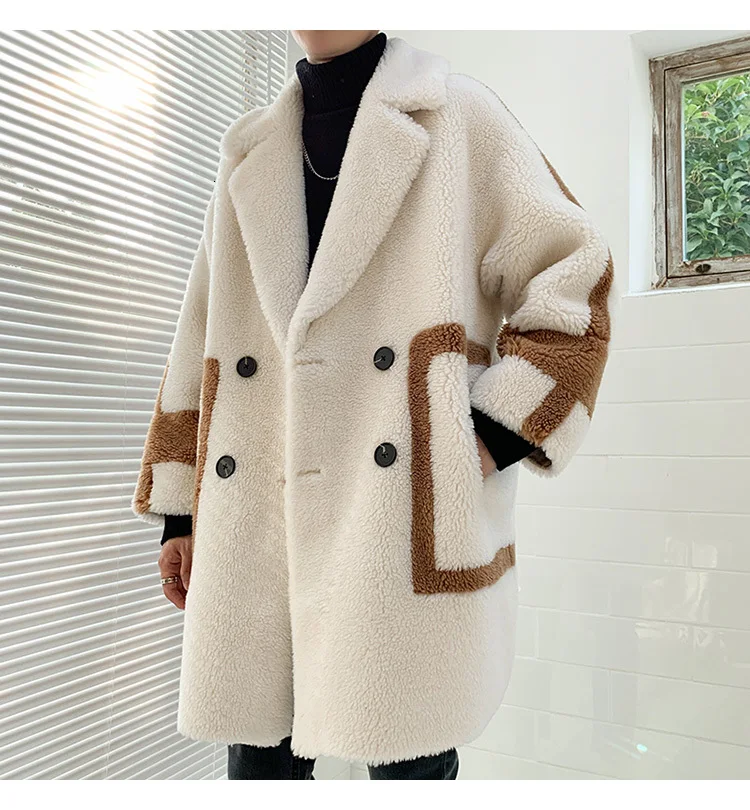 Осенняя верхняя одежда, Плюшевые куртки, chaqueta cuero hombre, мужские Зимние флисовые меховые пушистые пальто, куртки Джемперы, теплая верхняя одежда большого размера