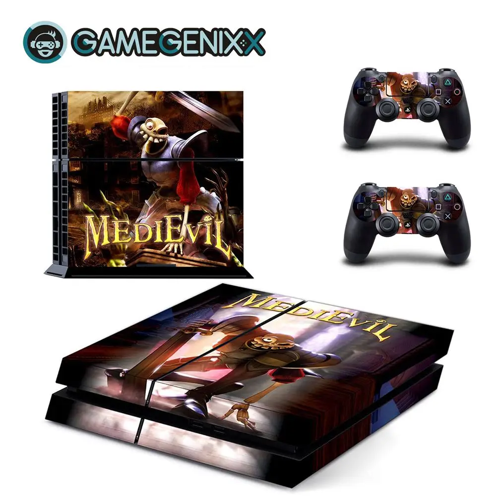 GAMEGENIXX виток винилопласта с наклейкой для консоли PS4 и 2 контроллера-MediEvil