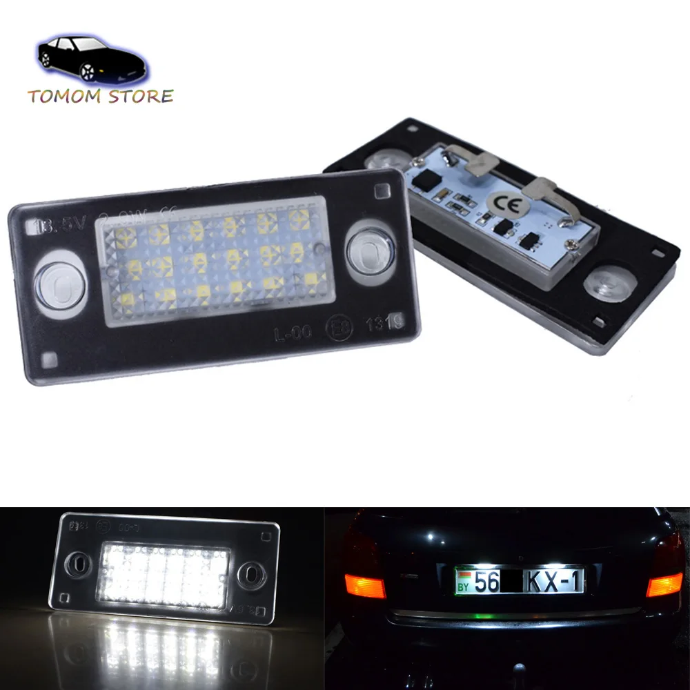 Hopstyling 2 шт./пара 18SMD светодиодный задний номерной знак светильник для Audi A4 S4 Avant RS4 B5