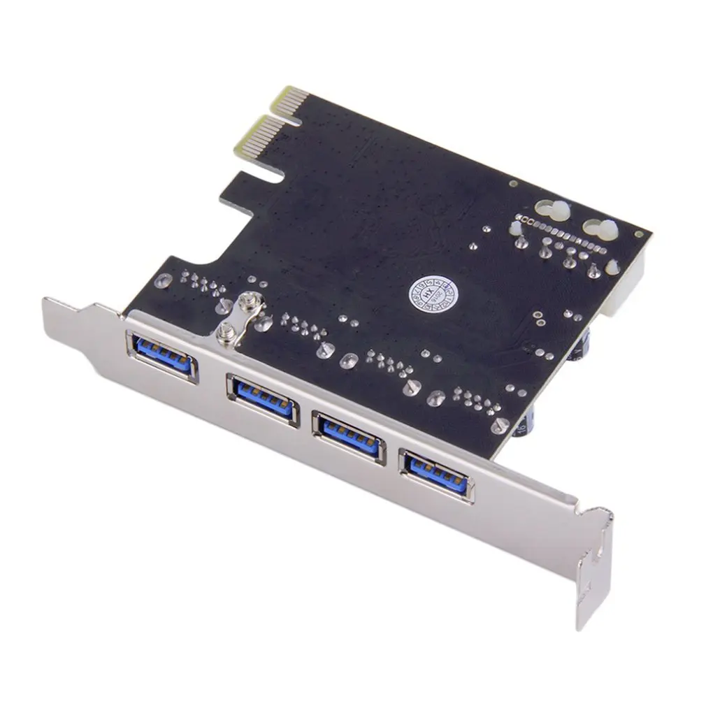 4 порта PCI-E к USB 3,0 концентратор PCI Express адаптер карты расширения 5 Гбит/с скорость Топ для настольных компьютеров компоненты