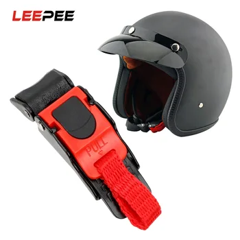 

LEEPEE Helmet Strap Clip Fast Buckles Safety Quick Release Helmet Buckle Lock For Racing Car Motorbike Bike Helmet