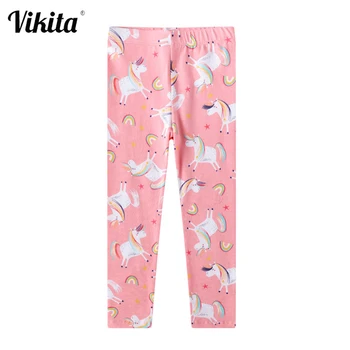 

VIKITA Kids Leggings for Girls Pants Skinny Girls Cotton Leggings Kids Spring Autumn Clothes Children Trousers Leggings Girl