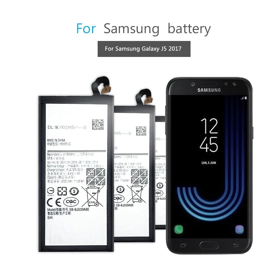 Аккумулятор для Samsung Galaxy J1 J2 J3 J5 J7 2015 2016 2017 Edition SM J110M/DS/F/G/H J12J120A/T/J120F J510F/A J700F/M J250F