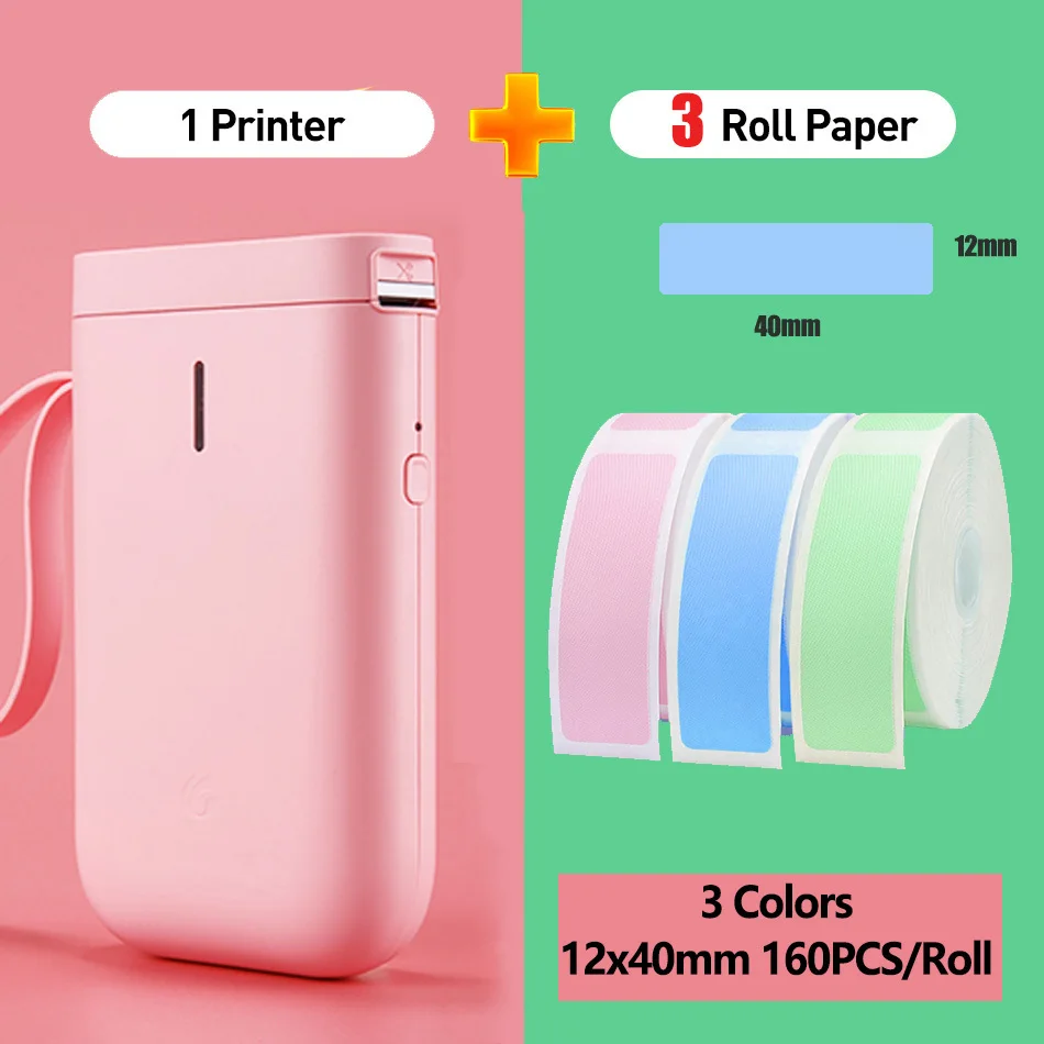 Portable Label Coffee Photo Thermal Printer D11 Wireless Pocket Bluetooth Hot Fast Printing With Free Applications Printers | Компьютеры и