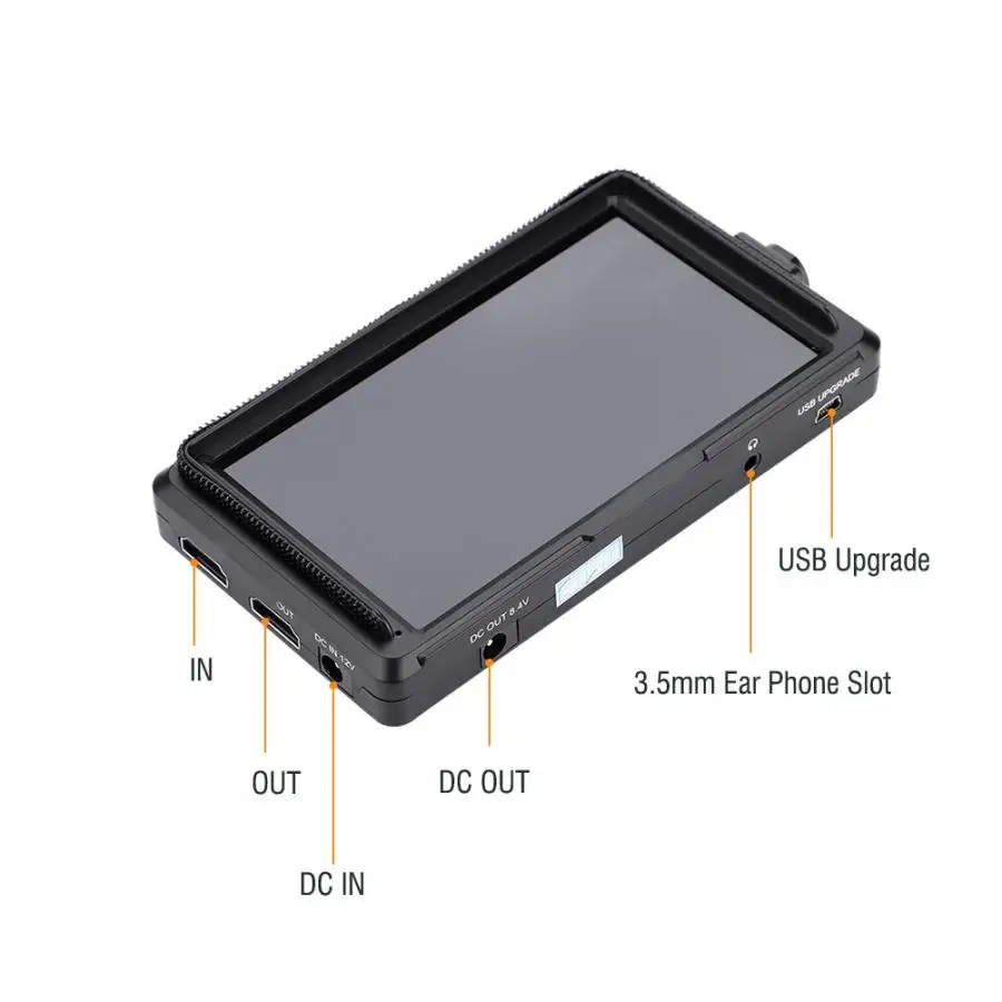 Feelworld F5 видео монитор 5 дюймов 4K HDMI Full HD 1920x1080 накамерный видео монитор для DSLR камеры