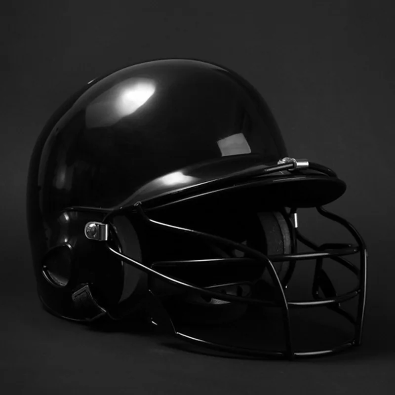 Baseball Helmet Pro Baseball Catchers Mask Helmet With Metal Face Guard Head Protection Adult