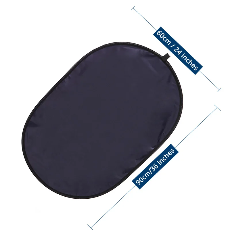SAMTIAN Портативный отражатель 60x90 см 24 ''x 35'' 5 в 1 многодисковый Овальный складной отражатель лента для фотостудии фото