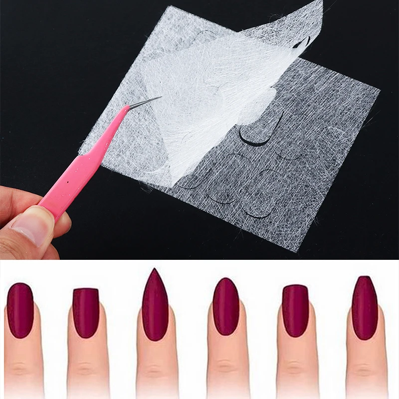

Nail Art Extension Fiber Fiberglass Nail Quick Extensioner for UV Gel Poly Building Acrylic Tip Salon Tool Clips Silk Wraps