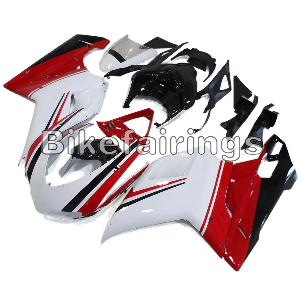 Красные белые и черные низкие Обтекатели для мотоциклов Ducati 2007 2008 2009 2010 2011 2012 1098
