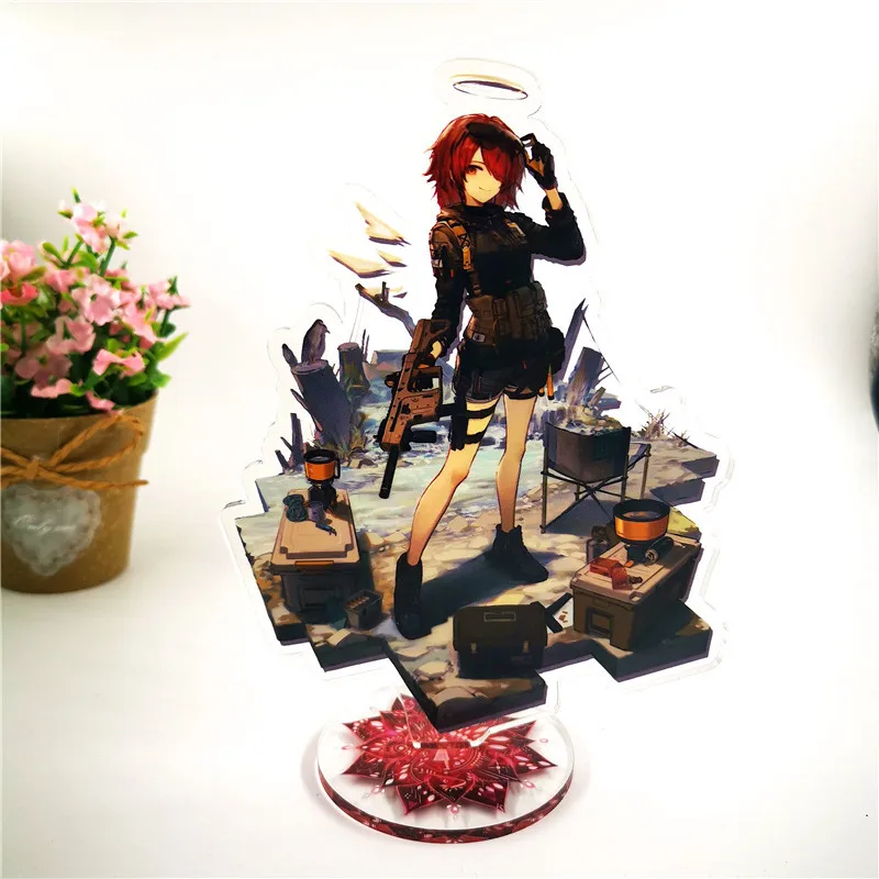 Arknights брелок акриловый Милый Забавный брелок для ключей женский мультфильм аниме детские брелоки для мужчин и девочек Llavero брелок ювелирные изделия Amiya Exusiai - Цвет: 21