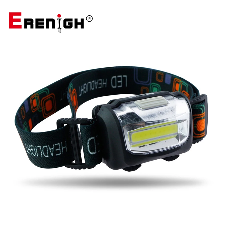 

Waterproof Outdoor Portable Mini COB LED Headlamp AAA Operated Fishing headlight Torch Flashlight Forehead Hiking Camping 4 Mode