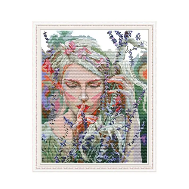 Cross Stitch Kit aida 14ct 11ct count print canvas stitches needlework embroidery DIY handmade