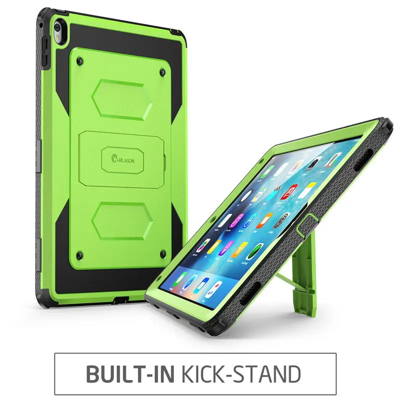 For iPad Pro 9.7 Case() Armorbox Dual Layer Hybrid Full-Body Protective Kickstand Case With Built-in Screen Protector