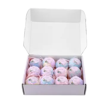 

12pcs Salt Bathing Ball Bath Products Explosive Bath Moisturizing Skin Bath Ball Suitable For Bubble Bath And Spa Bath