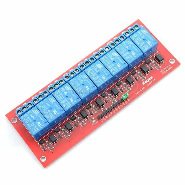 

A19-- 8 Channel 5V Relay Module Board Shield with Optocoupler Support High and Low Level Trigger For Arduino