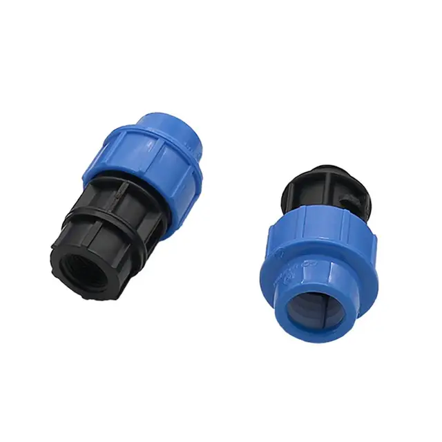 Belső Átmérő 25 Mm - 3/4 "Belső/Külső Szál Pe Egyenes Csatlakozó Kerti Öntözőrendszer Csőcsatlakozás Gyors Ízület