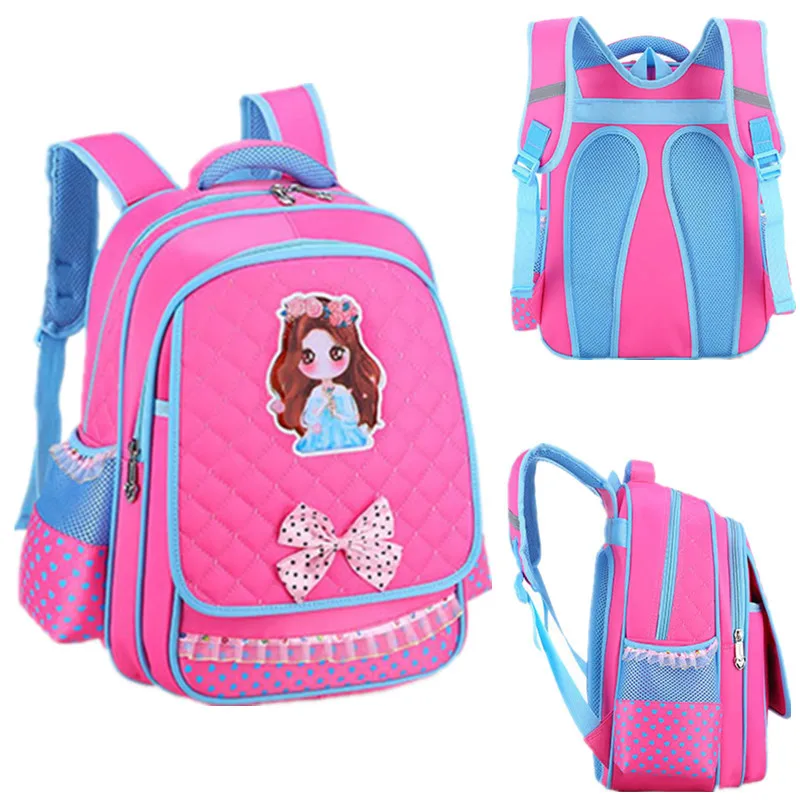

2019 Children schoolbag cute Student School Backpack Printed Waterproof bag pack primary school book bags for teenage girls kids