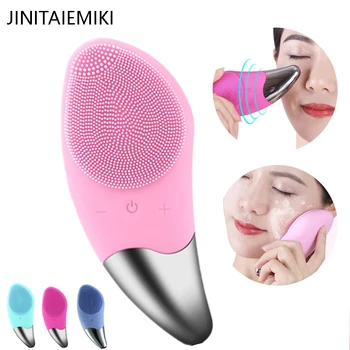 

Portable Electric Facial Cleansing Brush IPX7 Waterproof Blackhead Face Washer Beauty Equipment Sonic Facial Cleanser Massager