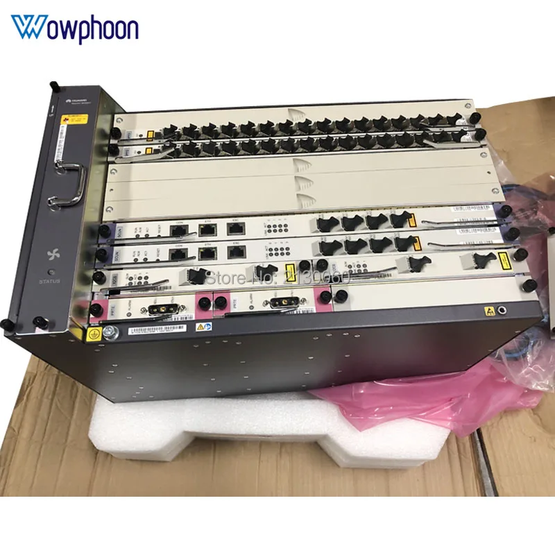 Huawei GPON OLT MA5683T 1 г, 2xSCUN плата управления+ 2xPRTE Усилитель мощности доска+ 2x scun+ 2x GPBD/GPFD сервис доска B+ C