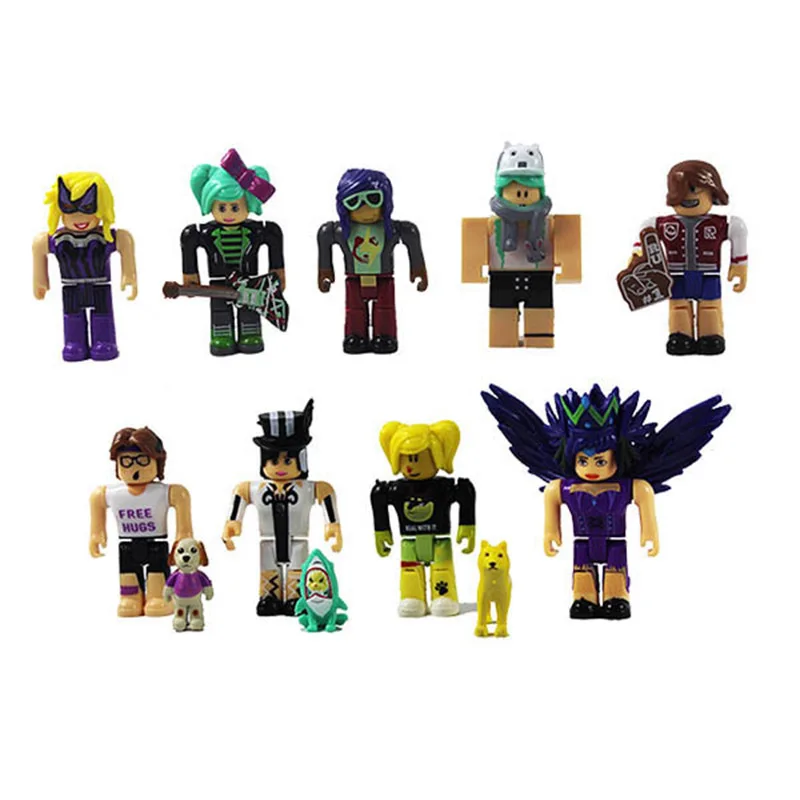 ROBLOX серии Фигурки 7 см ПВХ люкс куклы игрушки аниме модель фигурки для украшения Коллекция Рождественские подарки для детей - Цвет: yuedui No box