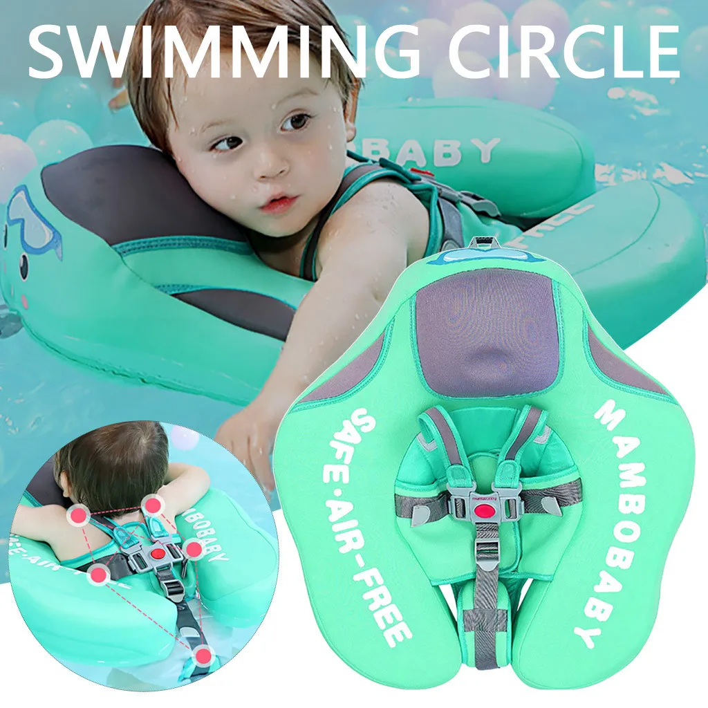 Anneau De Natation De Securite Pour Bebe Flotteur Non Gonflable Couche Enfants Accessoires De Piscine Cercle Jouets Entraineur De Natation