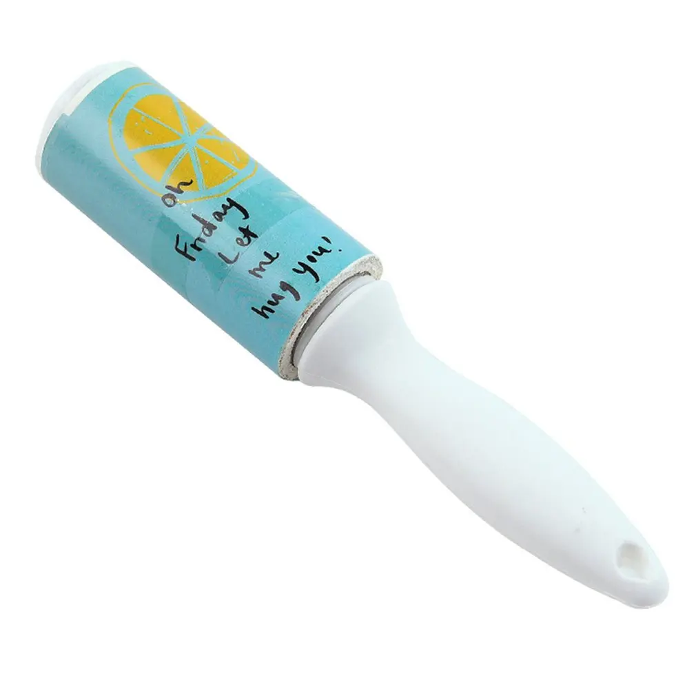 6 Cute Cartoon Portable Sticky Dust Hair Removal Carpet Cleaning Brush Fluff Cleaner Peeling Sticky Wool Picker Lint Roller - Color: 6