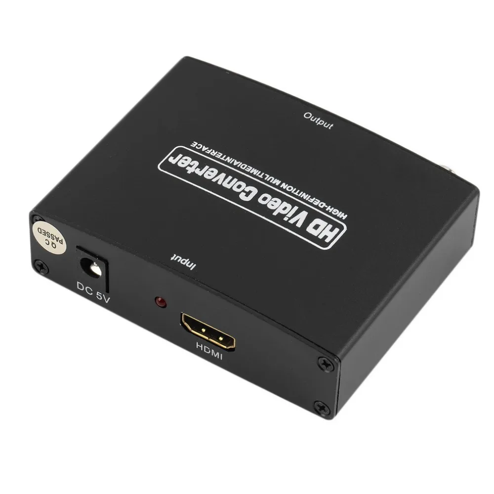 HDMI в RGB компонент(YPbPr) видео+ R/L аудио адаптер конвертер HD tv HD видео конвертер 2 канала LPCM 1,65 Гбит/с/165 МГц США штекер