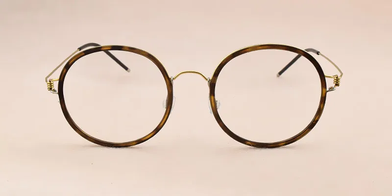 Брендовая титановая оправа для очков Мужская круглая оправа для очков женские оптические очки в оправе для близоруких компьютерных очков оправы Nerd glasse