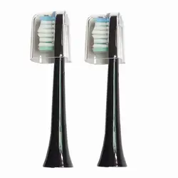 1 упаковка/2 pc Головка зубной щётки для Sarmocare S100/200 ультра sonic Электрический Зубная щётка fit Digoo DG-YS11 Головка зубной щётки