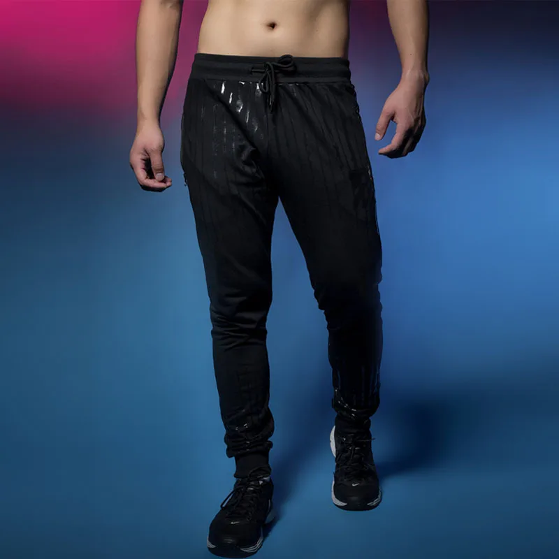 

MEN'S Sports Pants Wheat XLR Muscle Fitness Trousers Men's Training Pants Elasticity Loose-Fit Closing Foot Harem Pants