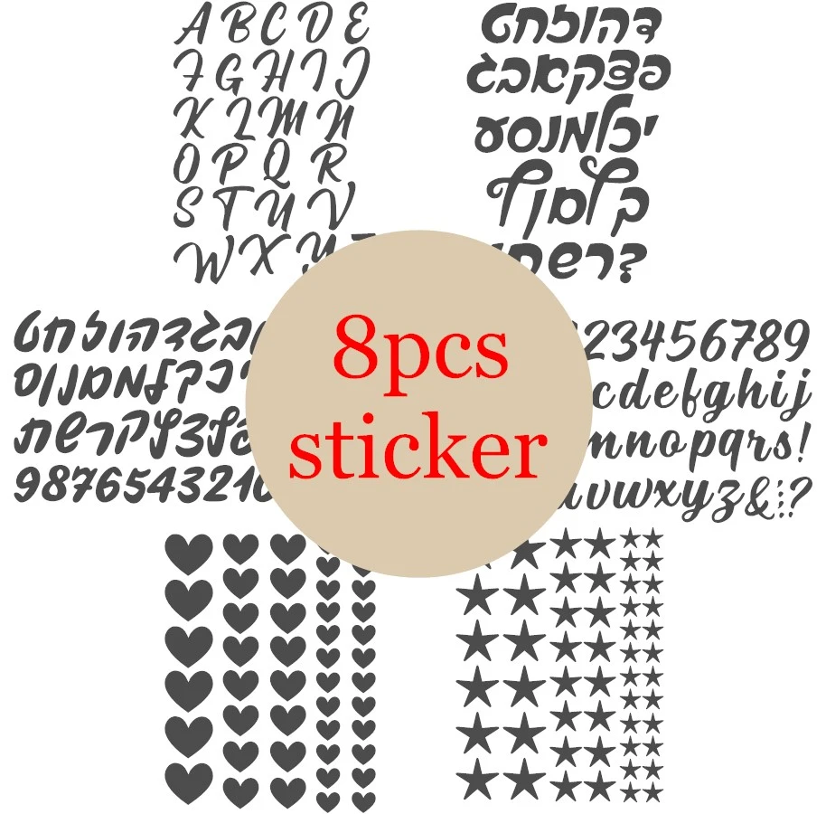 Autocollant Ballon Noir Or Alphabet Hebreu 0 9 8 Pieces Decor De Fete D Anniversaire De Mariage Costume De Joyeux Noel Pour Ballons De 18 24 4cm A Z Aliexpress