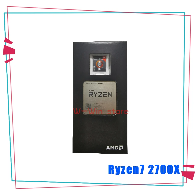 Процессор AMD Ryzen 7 2700X R7 2700X3,7 GHz Восьмиядерный синтейн-поток 16M 105W cpu Процессор YD270XBGM88AF Socket AM4 с вентилятором кулера