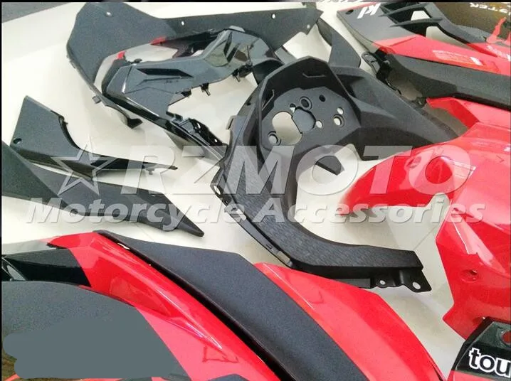 Мотоциклетный обтекатель abs Подходит для kawasaki Ninja300 2013 корпусные детали пресс-формы красный ACEKITS Магазин № 0150