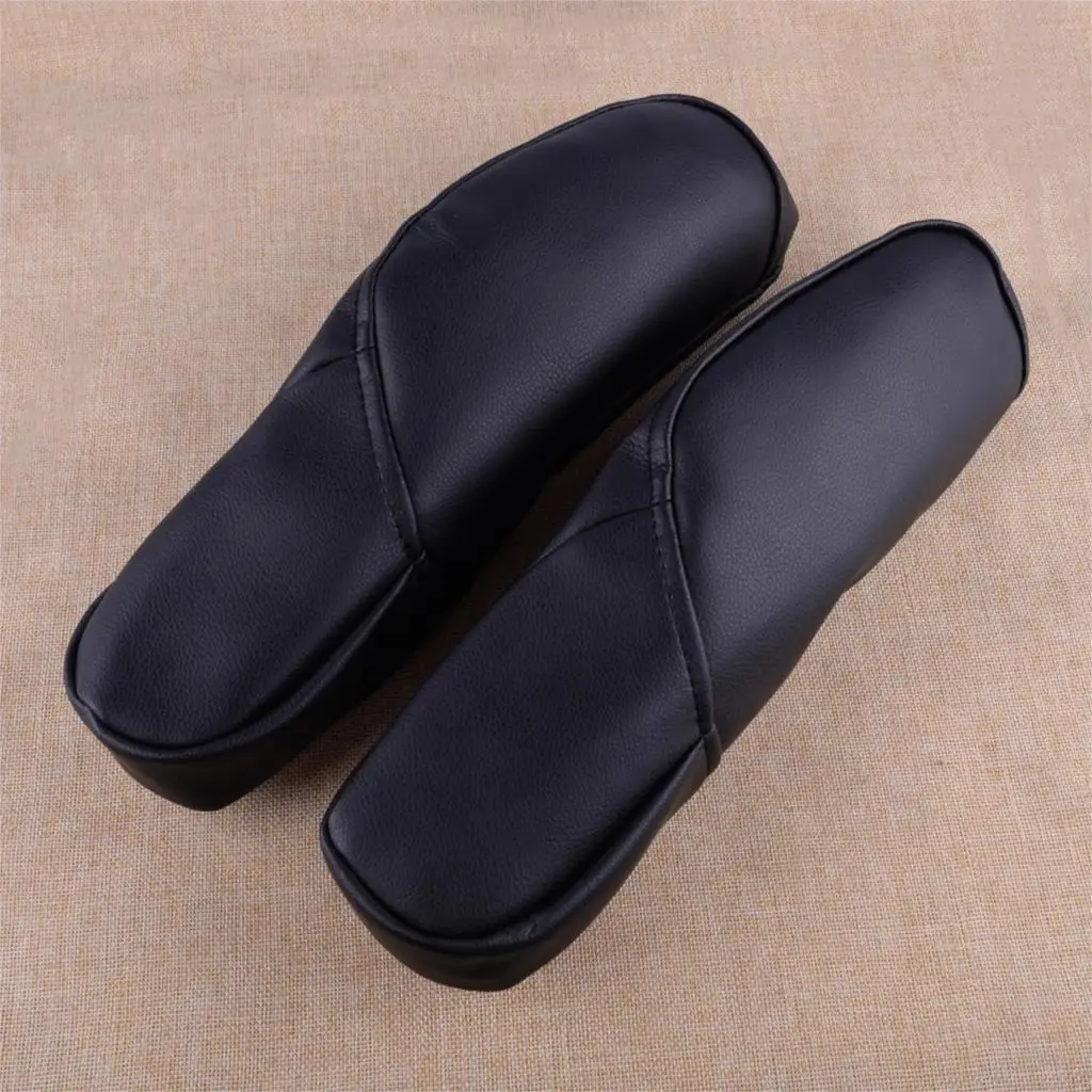 

CITALL Fit for Honda CRV 2010 2011 2012 2013 2014 2015 2016 2017 PU Black Car Seat Armrest Cover Shell Trim Decor Protection