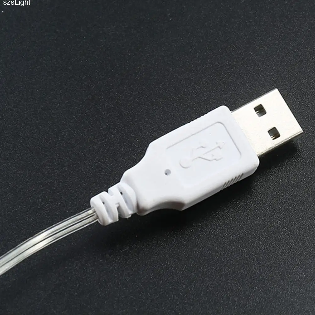 8 Вт 2 м 20 светодиодный медная гирлянда USB День Святого Валентина украшения для дома декорации вечеринок светодиодный многоцелевой украшения светящиеся струны