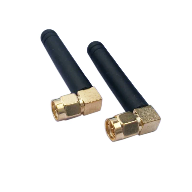 Antenne WiFi 2,4 GHz/5,8 GHz double bande 3dbi RPSMA/SMA, adaptateur réseau de routeur avec connecteur caoutchouc Aeria, pour mini carte caméra USB PCI, 6