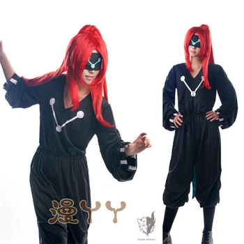 

Animation Aotu World Reid cosplay costume Christmas adult boys and girls holiday party Halloween play Red wig coat uniform