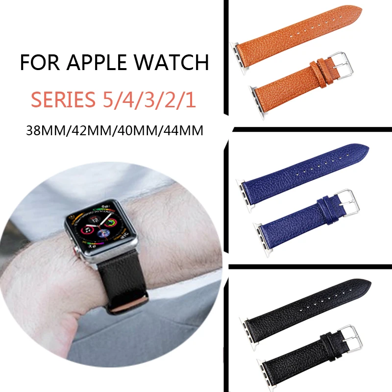 Ремешок для apple watch band 42 мм 38 correa 4 44 40 ремешок из натуральной кожи iwatch 5 браслет