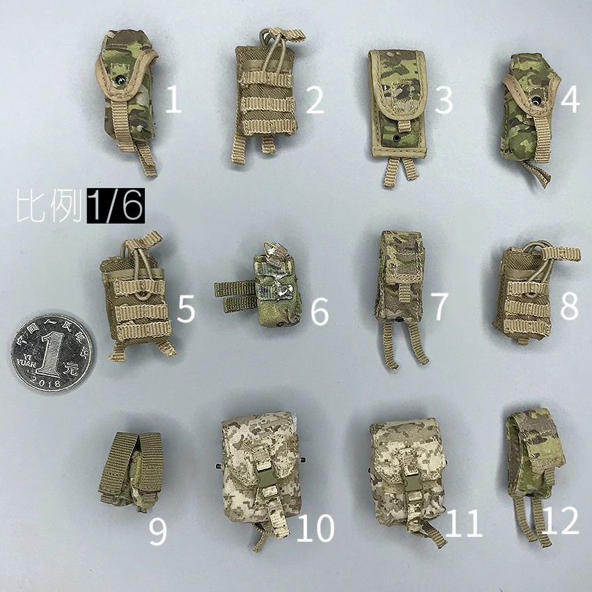 

In Stock 1/6 Scale Soldier SS DAM Bag For Soldiers Doll Action Figures Accessories