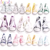5cm Canvas Shoes For EXO Nancy Doll Hand Made 12 Colors Dot Mini Canvas Shoes Sneakers For DIY Cotton Russia Doll Girl Best Gift 1