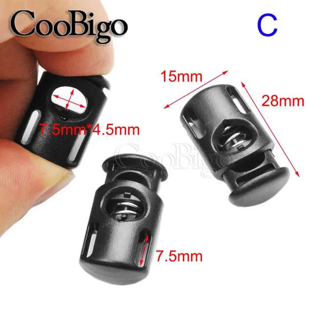 Rope Parts Spring Clasp Drawstring Stopper Cord Lock Toggles For Paracord Rope Parts Spring Clasp Drawstring Stopper Cord Lock Toggles For Paracord