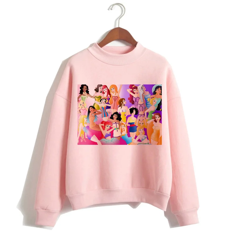 Мода забавная накидка принцессы harajuku корейский стиль ulzzang kawaii 90s хип хоп Мода kawaii Толстовка капюшон негабаритный уличная