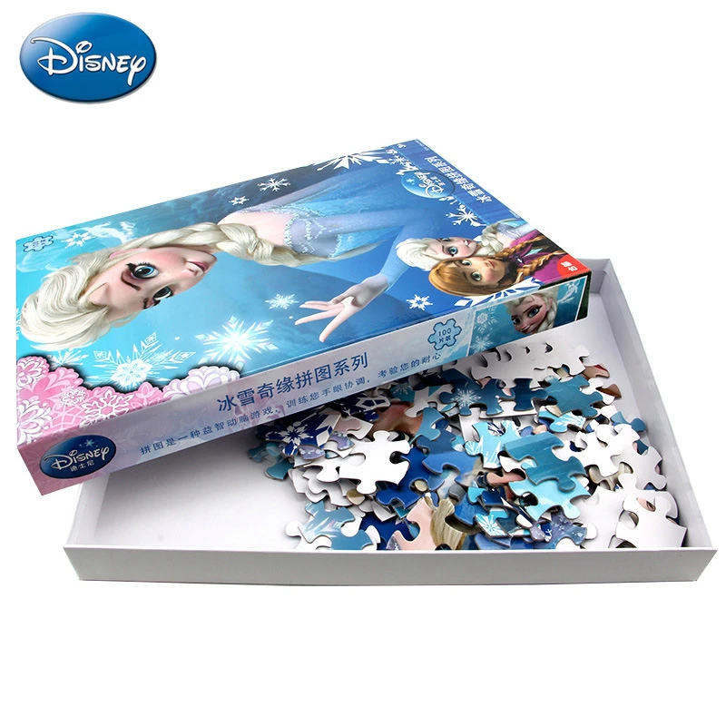 

Disney children's puzzle Princess Essa from Frozen 100 pieces Toys For Girls 3-4-6-7 years old