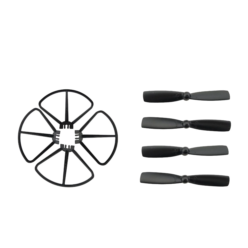 Propeller Blades Protector Guard Cage and Props for MJX B3 Mini Quadcopter - Black