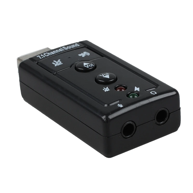 1 шт. мгновенно внешний 5,1 USB 3D аудио адаптер звуковой карты для ПК настольный ноутбук Laptopcreates Miniphone и 1 шт. звук автомобиля